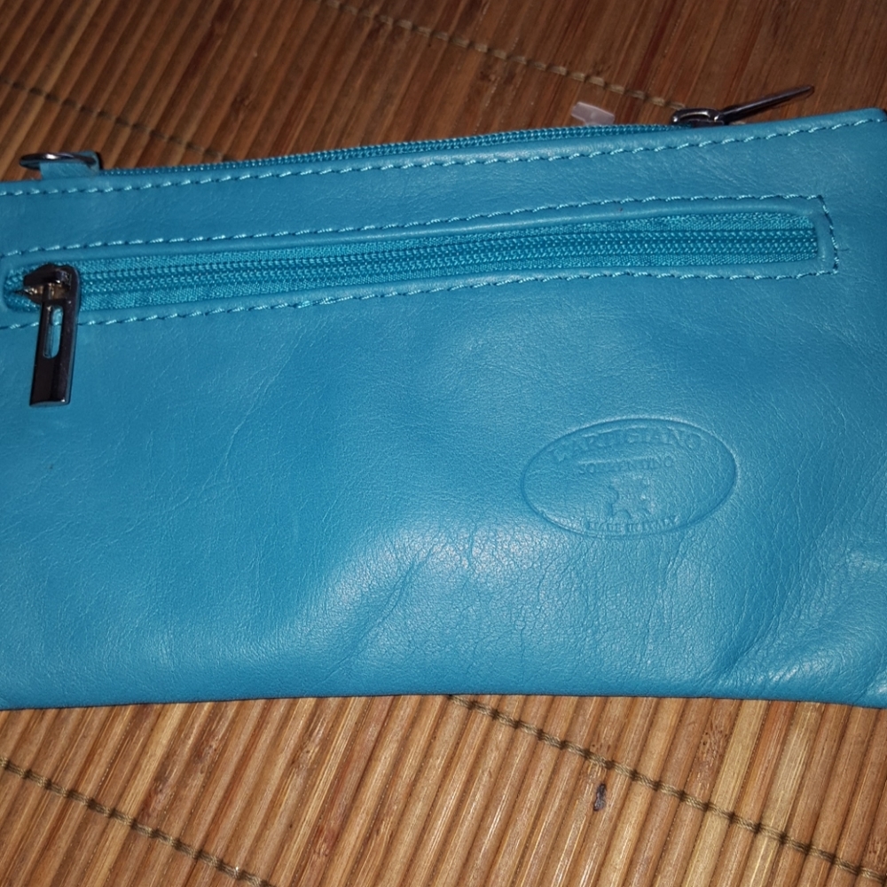 L' Artigiano leather wristlet/crossbody